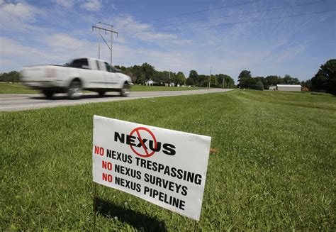 Ohio Residents Say Nexus Pipelines Eminent Domain Use Violates Rights