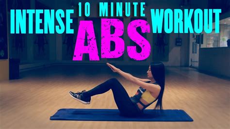 10 Minute Intense Abs Workout Youtube