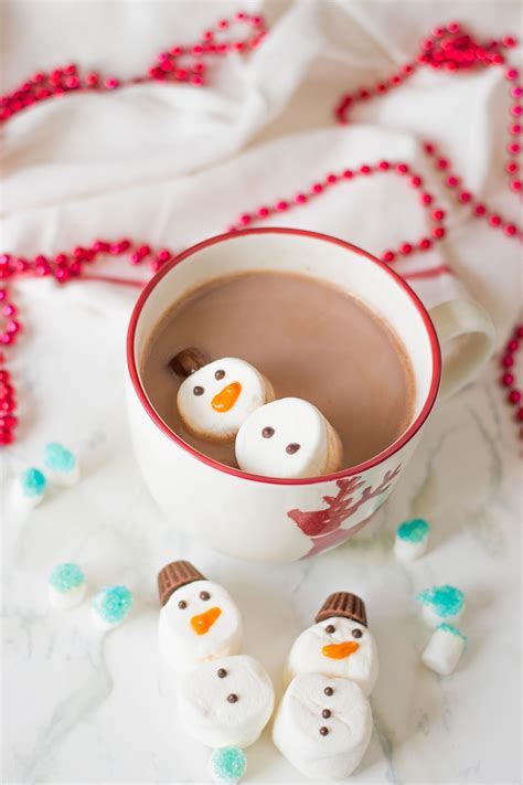Marshmallow Snowmen Treats Messy Momma Crafts