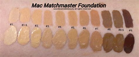 Mac Matchmaster Foundation Review And Swatches Of Shades