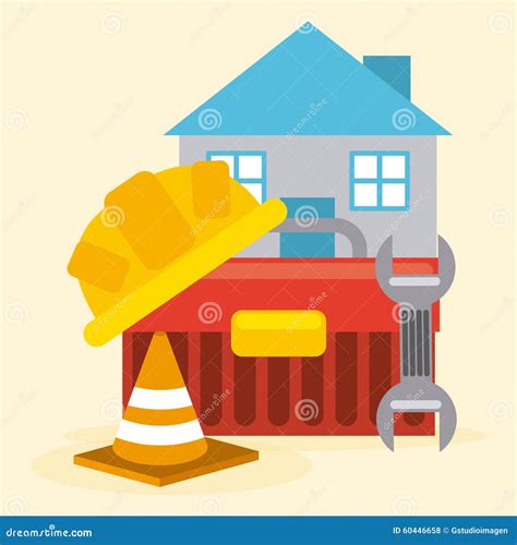 Under Construction Project Stock Vector Illustration Of Graphic 60446658