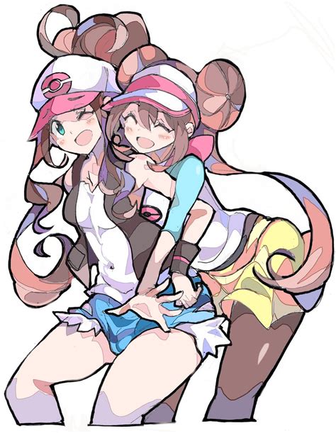 Rosa And Hilda Pokemon And More Drawn By Enpe Danbooru