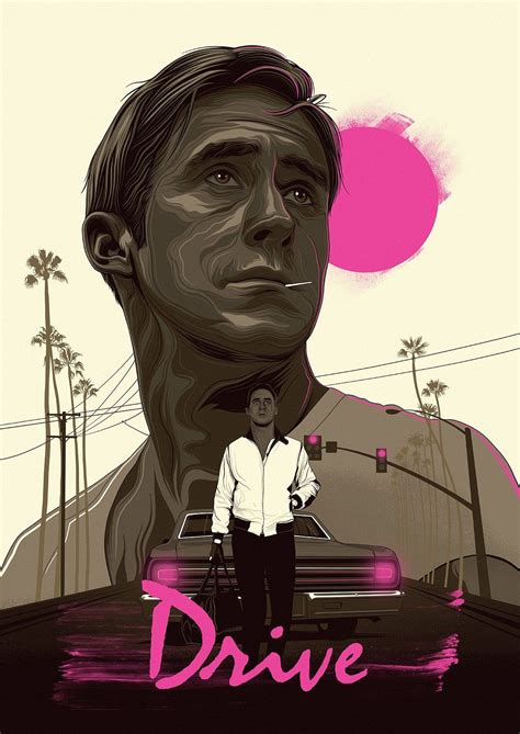 Drive Movie Poster Print Ryan Gosling Etsy Uk Drive Movie Poster