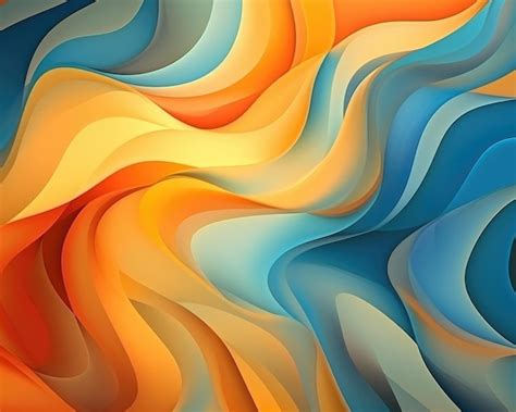 Premium Ai Image The Illustration Is A Dynamic Abstract Wallpaper