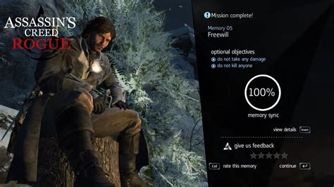 Assassin S Creed Rogue Mission Freewill Memory Sync Youtube