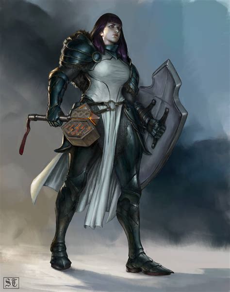 Female Knight By Sacred Templar On Deviantart
