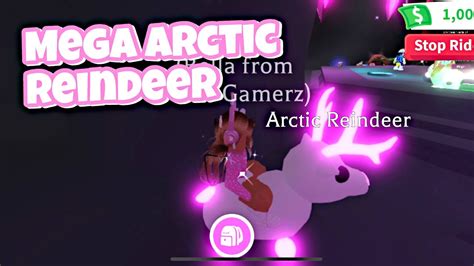 How To Make A Mega Neon Arctic Reindeer Roblox Adopt Me Youtube