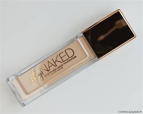 Urban Decay Stay Naked Foundation Review Coffee Makeup
