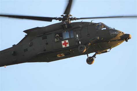 A Us Army Hh 60 Medevac Helicopter From The 1st Air Nara And Dvids