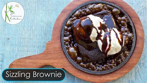 Sizzling Brownie With Ice Cream How To Make Sizzling Brownie At Home