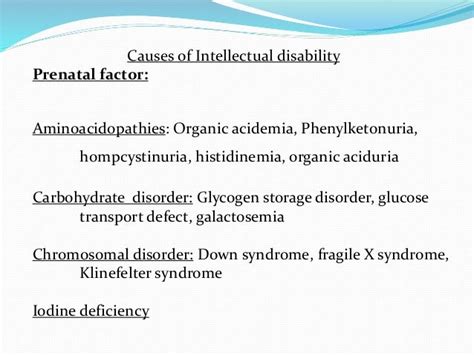 Prevetable Cause Of Mental Retardation