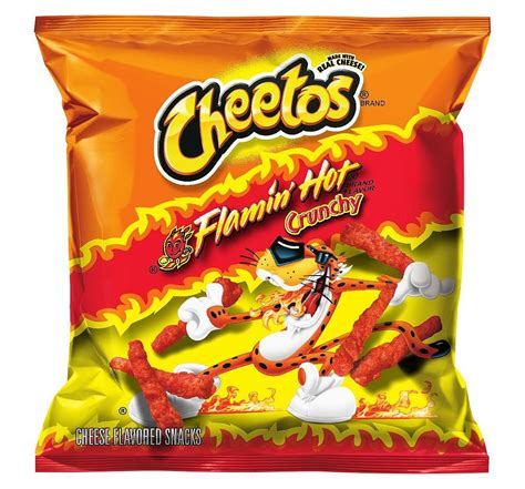 Buy Cheetos Cheese Snacks Crunchy Hot 2 Ounce Large Single Serve Bags Pack Of 64 Online At