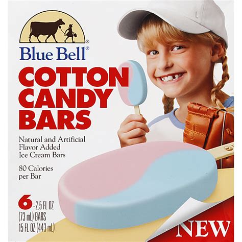 Blue Bell Cotton Candy Bars Frozen Foods Sun Fresh