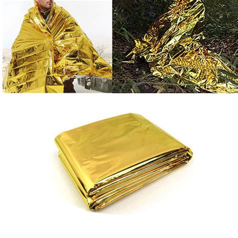 140x210cm Emergency Thermal Survival Blanket Waterproof Foil Rescue Mat