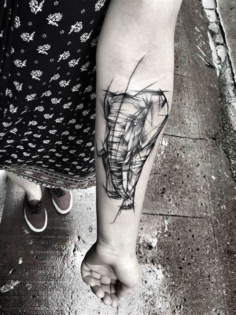 Take A Look At These Wild Sketch Tattoos Sketch Style Tattoos Polish