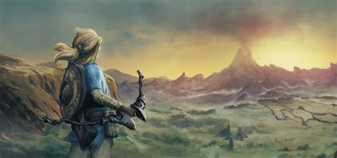 The Legend Of Zelda Breath Of The Wild Hd Link Hd Wallpaper Rare