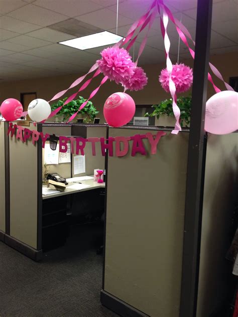 My Birthday Cubicle More Cubicle Birthday Decorations Office Party