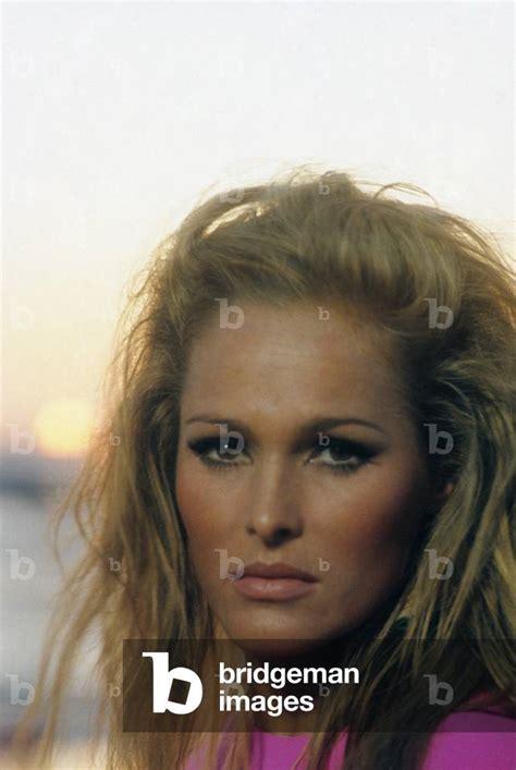 Ursula Andress On The Set Of The Film The 10th Victim Ostia Italy By