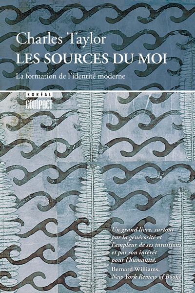 Les Sources Du Moi Livres Catalogue — Éditions Du Boréal