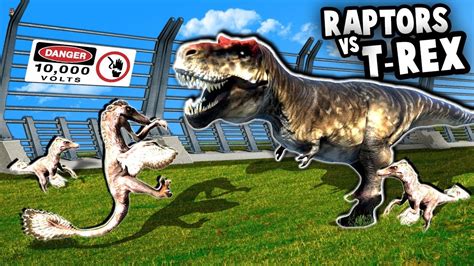 New Raptors Vs T Rex At Jurassic Park New Update Mesozoica Dinosaur Park Simulator Gameplay