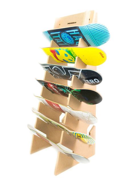 Skateboard Floor Display Rack Freestanding
