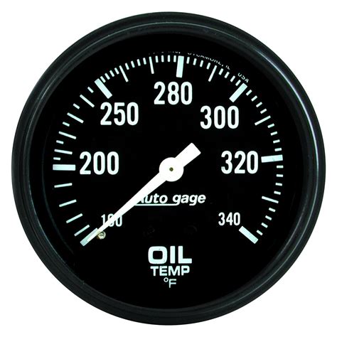 Auto Meter 2314 Auto Gage Series 2 58 Oil Temperature Gauge 100 340 F