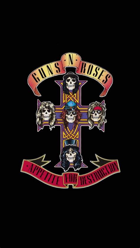 Guns N Roses Logo 4k Ultra Hd Mobile Wallpaper In 2021 Guns N Roses