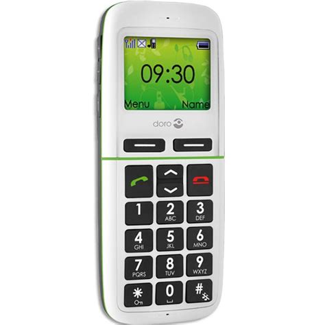 Doro Phoneeasy 345 Gsm Blanc Téléphone Portable Pro Doro Achat