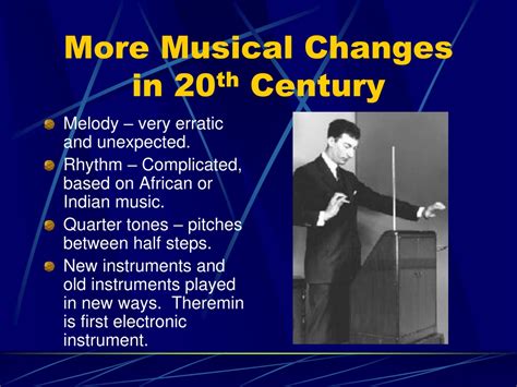 Ppt Music In The 20th Century Powerpoint Presentation Free Download