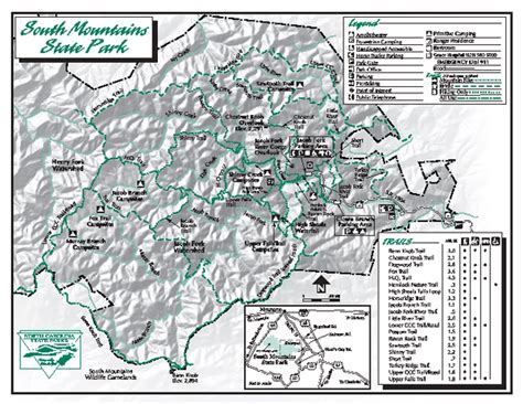 South Mountain State Park Nc Map Get Latest Map Update