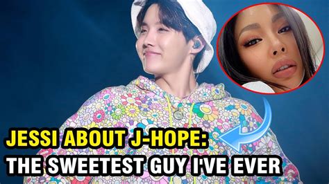Bts News Today Jessi Gushes About Bts J Hope Youtube