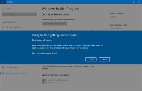 Why Insiders Should Opt Out Of The Program When Windows 10 Fall