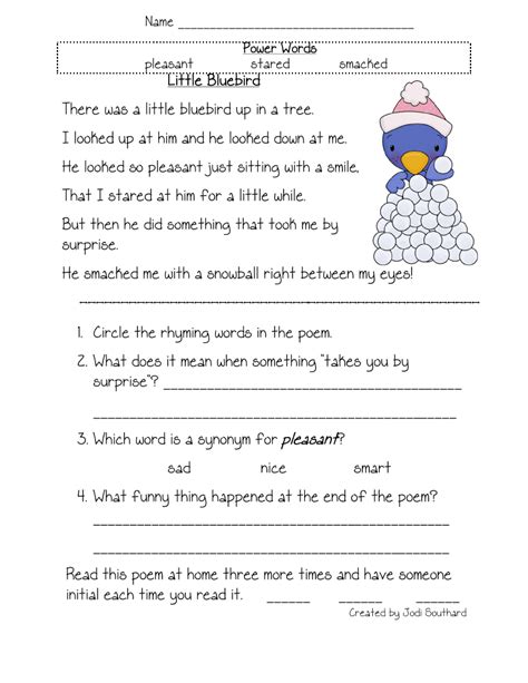 Printable Short Stories For 3rd Graders