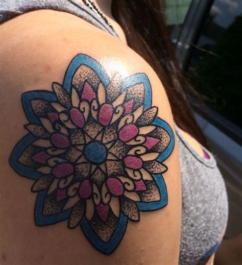 Potential Start To A Half Sleeve In Love With This Mandala On My Arm