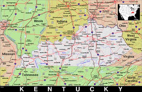 Map Of Kentucky And West Virginia Draw A Topographic Map