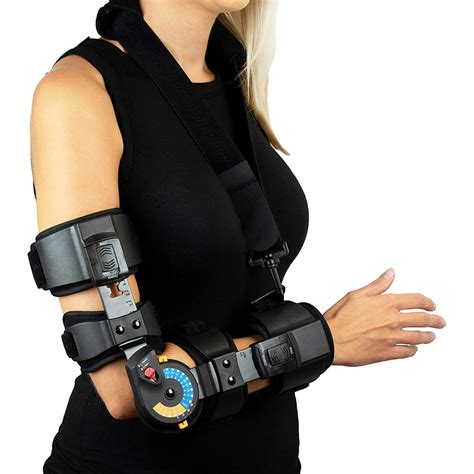 American Heritage Industries Elbow Rom Brace Hinged Elbow Brace For