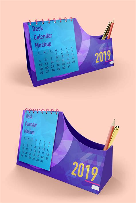 Calendar Desk Mockup Pack Free Download Creativetacos