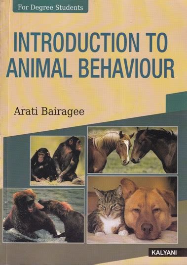 Introduction To Animal Behaviour Arati Bairagee Kalyani Publishers