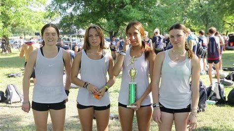 Sanger Varsity Girls Wins Girls 6 Mile Relay Greenhill Lukes Locker