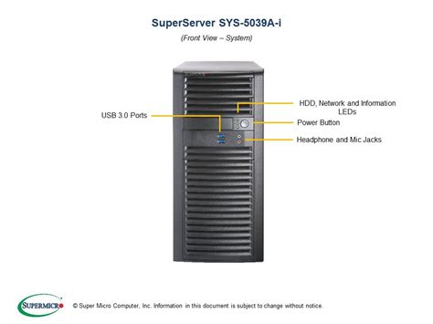 5039a I Superworkstation Products Super Micro Computer Inc
