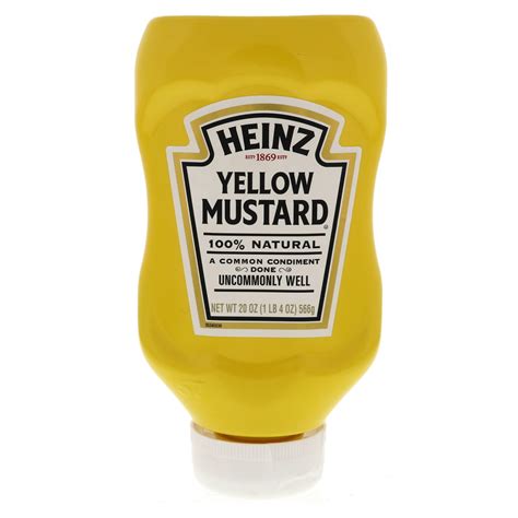 Heinz Yellow Mustard 566g Online At Best Price Mustard Lulu Uae