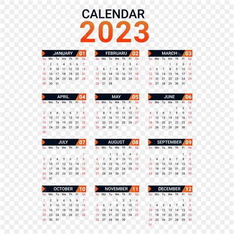 2023 Calendar Planner Vector Art Png 2023 Calendar In Minimalist And