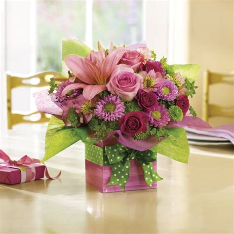 Telefloras Pretty Pink Present Bebe Love This Present Topped