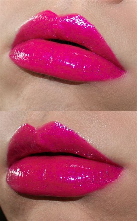 Bright Pink Lips Pretty Lips Makeup
