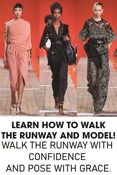 Learn How To Walk The Runway And Pose With Confidence Model Perfect