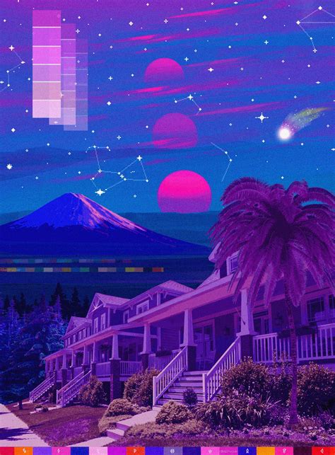 Suburbandreams Oc Silphwave Vaporwave Art With Images
