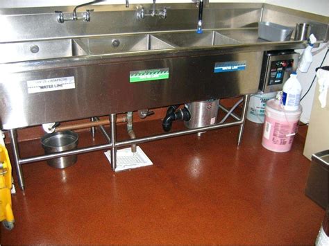 Once you've installed epoxy, it requires minimal maintenance and lasts ages. Fossilcote Epoxy flooring for commercial kitchen | Kitchen ...