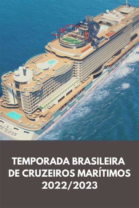 Temporada brasileira de cruzeiros marítimos 2022 2023 Top 5 Tour