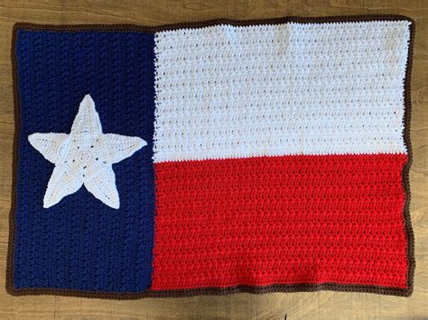 Texas Flag Crochet Baby Blanket Etsy Crochet Patterns Free Blanket