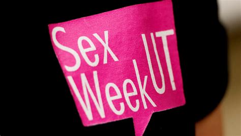Ut Sex Week Co Chairs Programming Has Been Widely Mischaracterized
